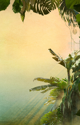 Rolgordijn voor het raam Plantenframe