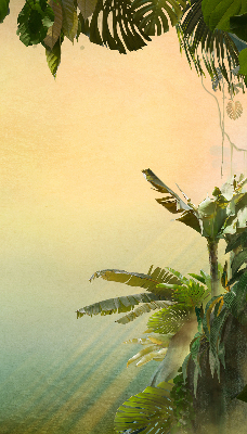 Rolgordijn voor het raam Plantenframe