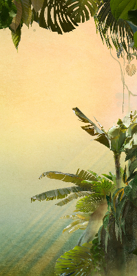 Rolgordijn voor het raam Plantenframe