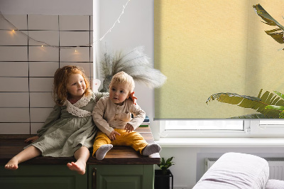 Rolgordijn voor het raam Plantenframe