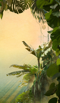 Rolgordijn voor het raam Plantenframe