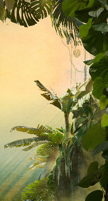 Rolgordijn voor het raam Plantenframe