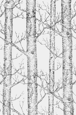 Rolgordijn verduisterend Boomstammen