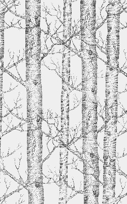 Rolgordijn verduisterend Boomstammen