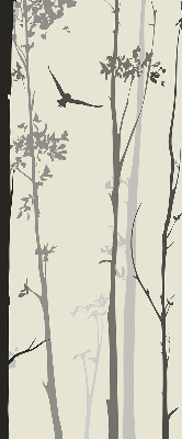 Rolgordijn verduisterend Bomen