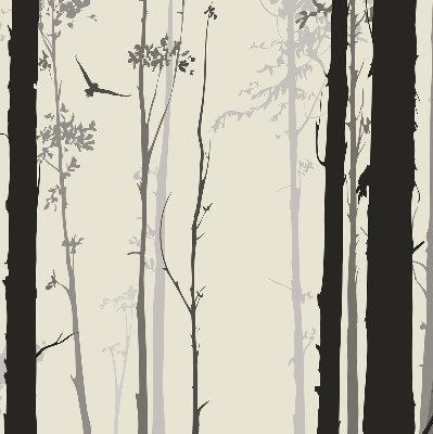 Rolgordijn verduisterend Bomen