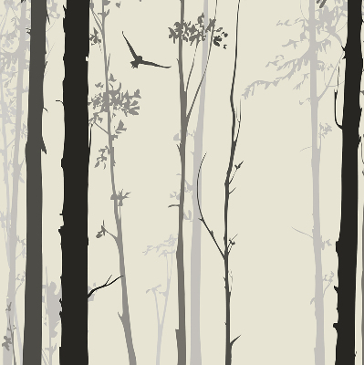 Rolgordijn verduisterend Bomen