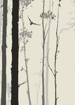 Rolgordijn verduisterend Bomen