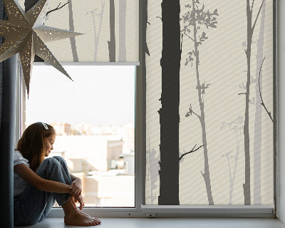 Rolgordijn verduisterend Bomen