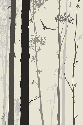 Rolgordijn verduisterend Bomen