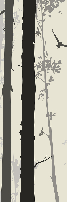 Rolgordijn verduisterend Bomen