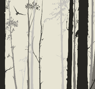 Rolgordijn verduisterend Bomen