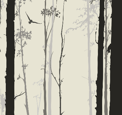 Rolgordijn verduisterend Bomen