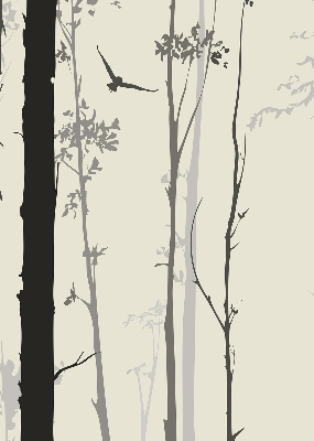 Rolgordijn verduisterend Bomen