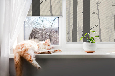 Rolgordijn verduisterend Bomen