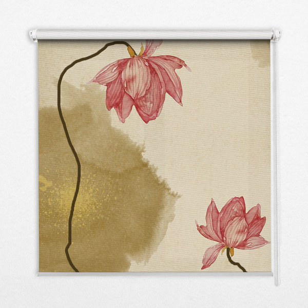 Rolgordijn verduisterend Bloemen
