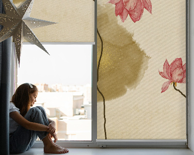 Rolgordijn verduisterend Bloemen