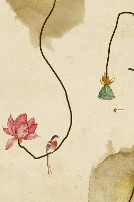 Rolgordijn verduisterend Bloemen