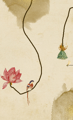 Rolgordijn verduisterend Bloemen