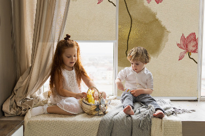 Rolgordijn verduisterend Bloemen