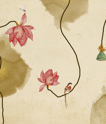 Rolgordijn verduisterend Bloemen