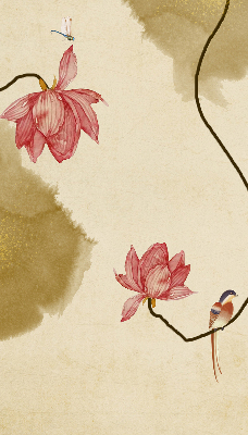 Rolgordijn verduisterend Bloemen