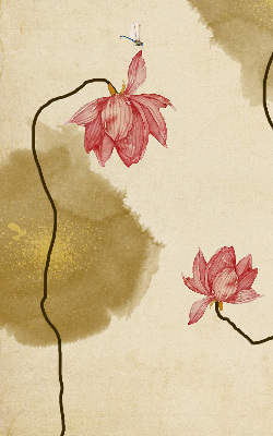 Rolgordijn verduisterend Bloemen