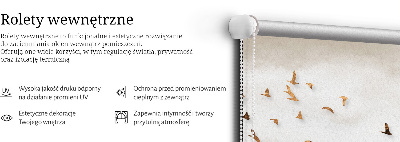 Rolgordijn voor het raam Een zwerm vogels