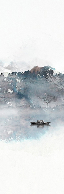 Rolgordijn verduisterend Geschilderde bergen