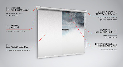 Rolgordijn verduisterend Geschilderde bergen