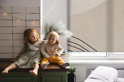 Rolgordijn voor het raam Abstractie