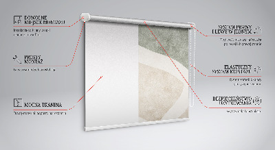 Rolgordijn voor het raam Abstractie