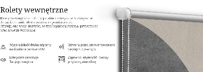 Rolgordijn voor het raam Willekeurige figuren