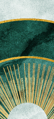 Rolgordijn verduisterend Een halve cirkel binnen een halve cirkel