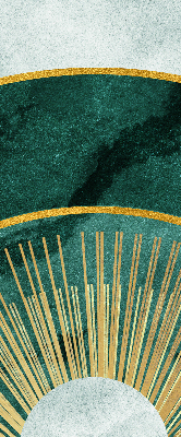 Rolgordijn verduisterend Een halve cirkel binnen een halve cirkel