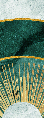 Rolgordijn verduisterend Een halve cirkel binnen een halve cirkel