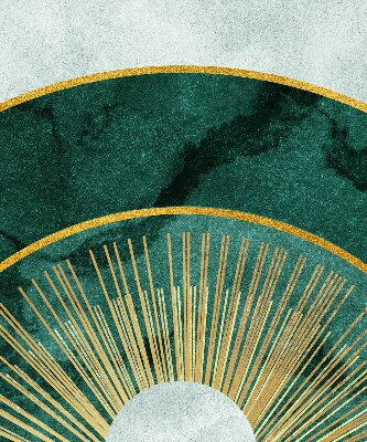 Rolgordijn verduisterend Een halve cirkel binnen een halve cirkel