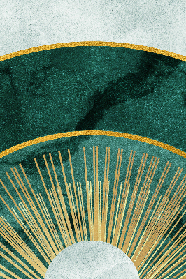 Rolgordijn verduisterend Een halve cirkel binnen een halve cirkel