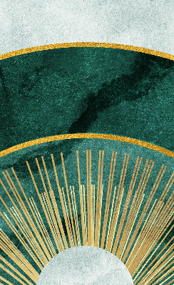 Rolgordijn verduisterend Een halve cirkel binnen een halve cirkel