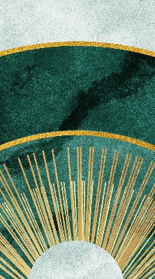 Rolgordijn verduisterend Een halve cirkel binnen een halve cirkel