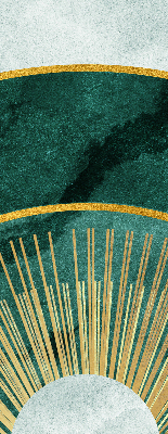 Rolgordijn verduisterend Een halve cirkel binnen een halve cirkel