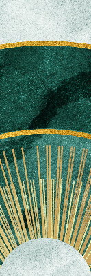 Rolgordijn verduisterend Een halve cirkel binnen een halve cirkel