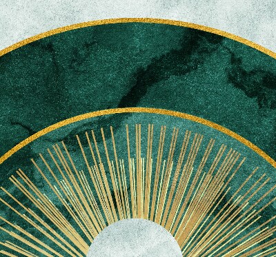 Rolgordijn verduisterend Een halve cirkel binnen een halve cirkel