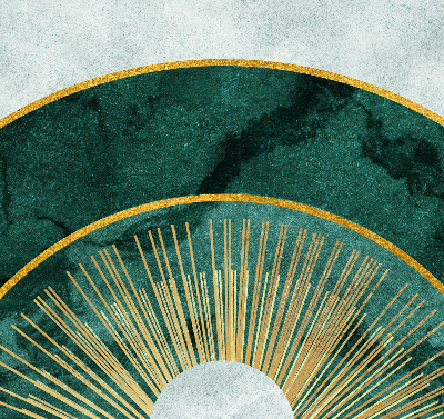 Rolgordijn verduisterend Een halve cirkel binnen een halve cirkel