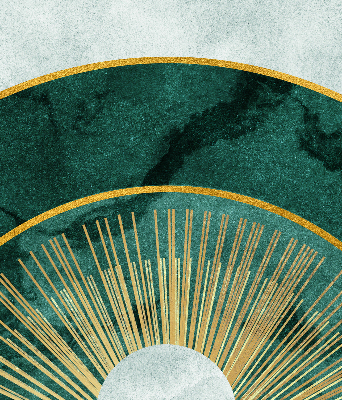 Rolgordijn verduisterend Een halve cirkel binnen een halve cirkel