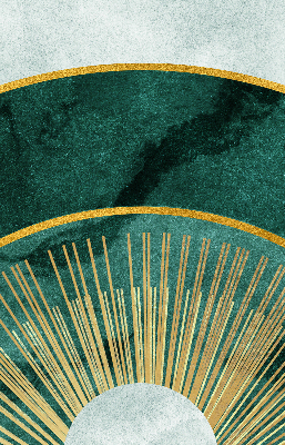 Rolgordijn verduisterend Een halve cirkel binnen een halve cirkel