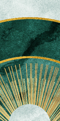 Rolgordijn verduisterend Een halve cirkel binnen een halve cirkel