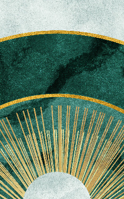 Rolgordijn verduisterend Een halve cirkel binnen een halve cirkel