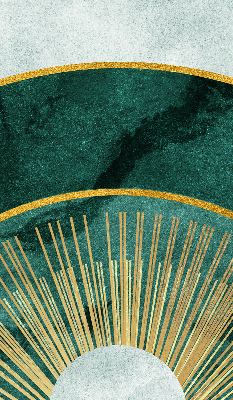 Rolgordijn verduisterend Een halve cirkel binnen een halve cirkel