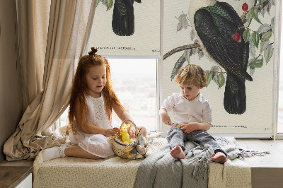 Rolgordijn verduisterend Vogels op een tak